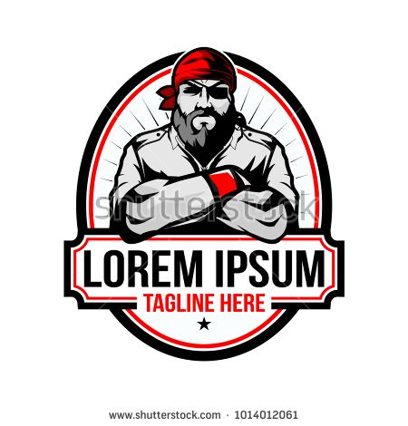 450x470 Pirate Vector Logo Template Inspiration Logo Templates, Logos