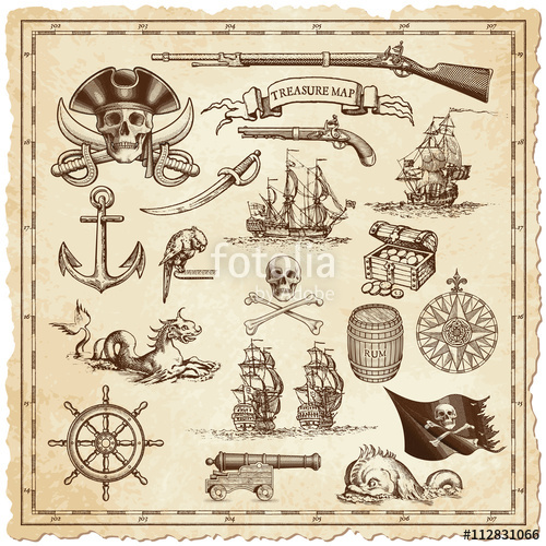 500x500 Treasure Map Vector Illustrations Stock Image And Royalty Free