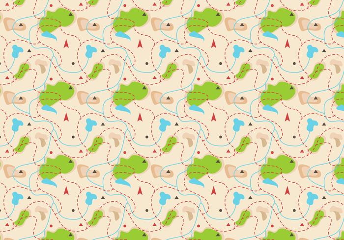 700x490 Free Pirate Map Legend Vector