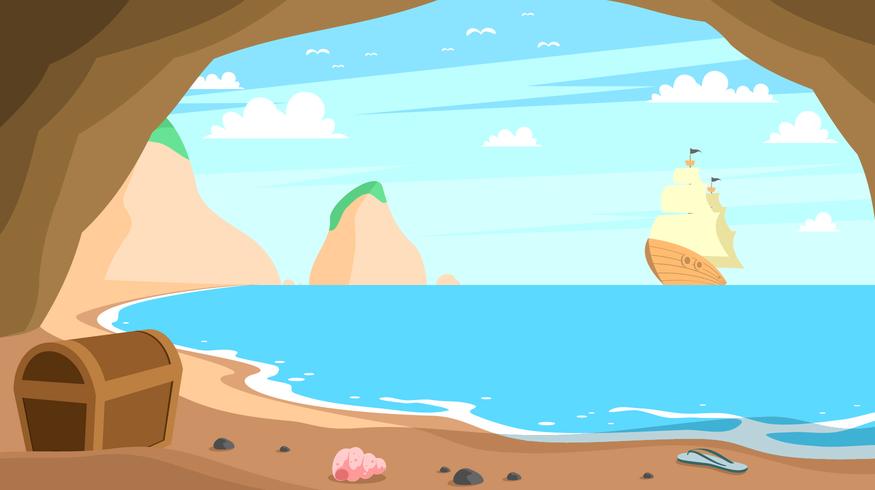 875x490 Pirate Ship Free Vector Art