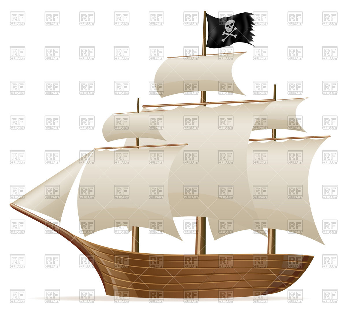 1200x1086 Pirate Ship