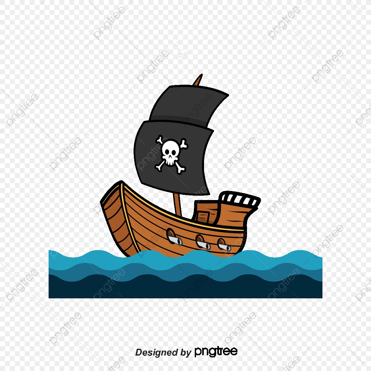 1200x1200 Vector Pirate Ship, Pirate Vector, Ship Vector, Cartoon Pirate