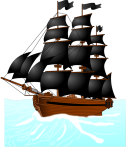 Pirate Ship Vector