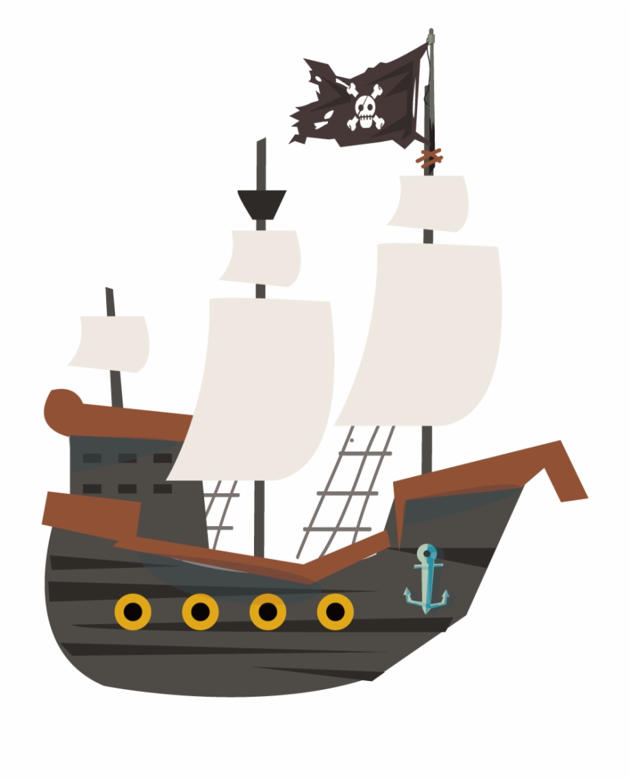 920x1140 Piracy Ship Cartoon Transprent Png Free Download