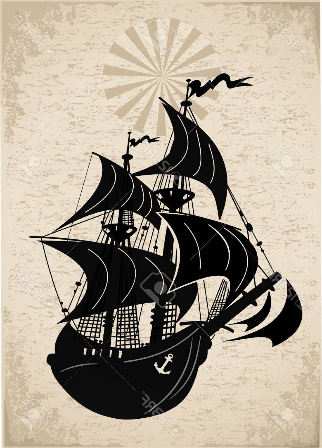 1120x1560 Pirate Ship Vector Hoodamath