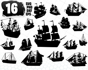 340x270 Pirate Ship Vector Etsy