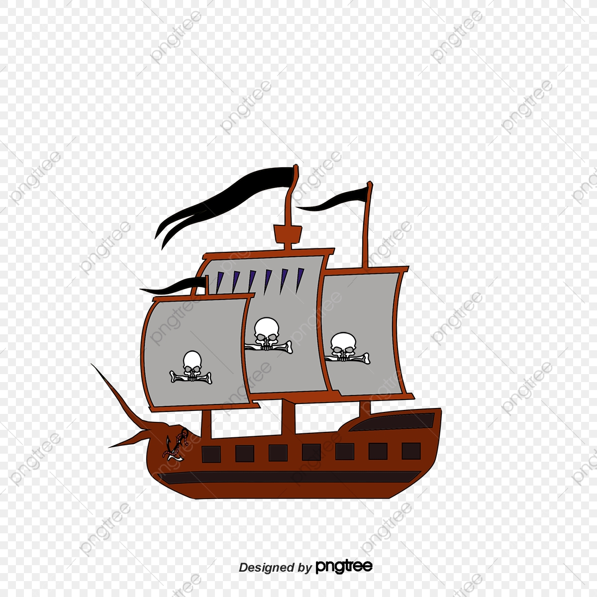 1200x1200 Wooden Pirate Ship, Pirate Vector, Ship Vector, Vector Png Png