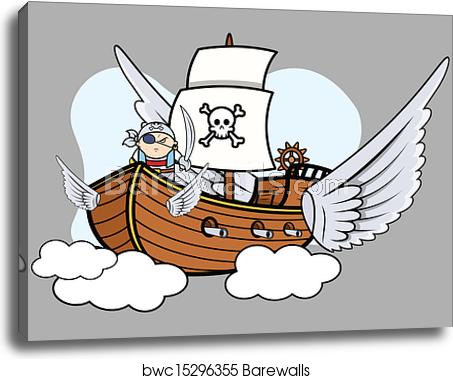 453x379 Flying Pirate Ship