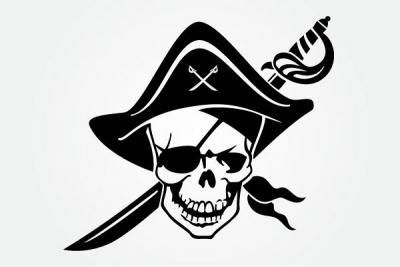 Pirate Skull Vector at Vectorified.com | Collection of Pirate Skull ...