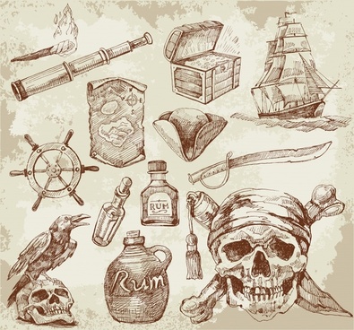 395x368 Free Pirate Skull Vector Free Vector Download