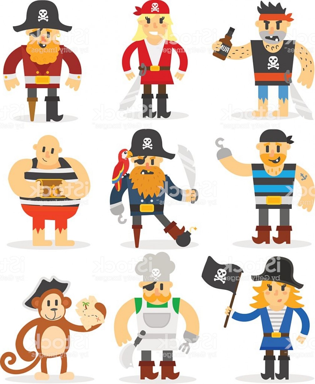 1006x1228 Cartoon Pirates Vector Set Gm Soidergi