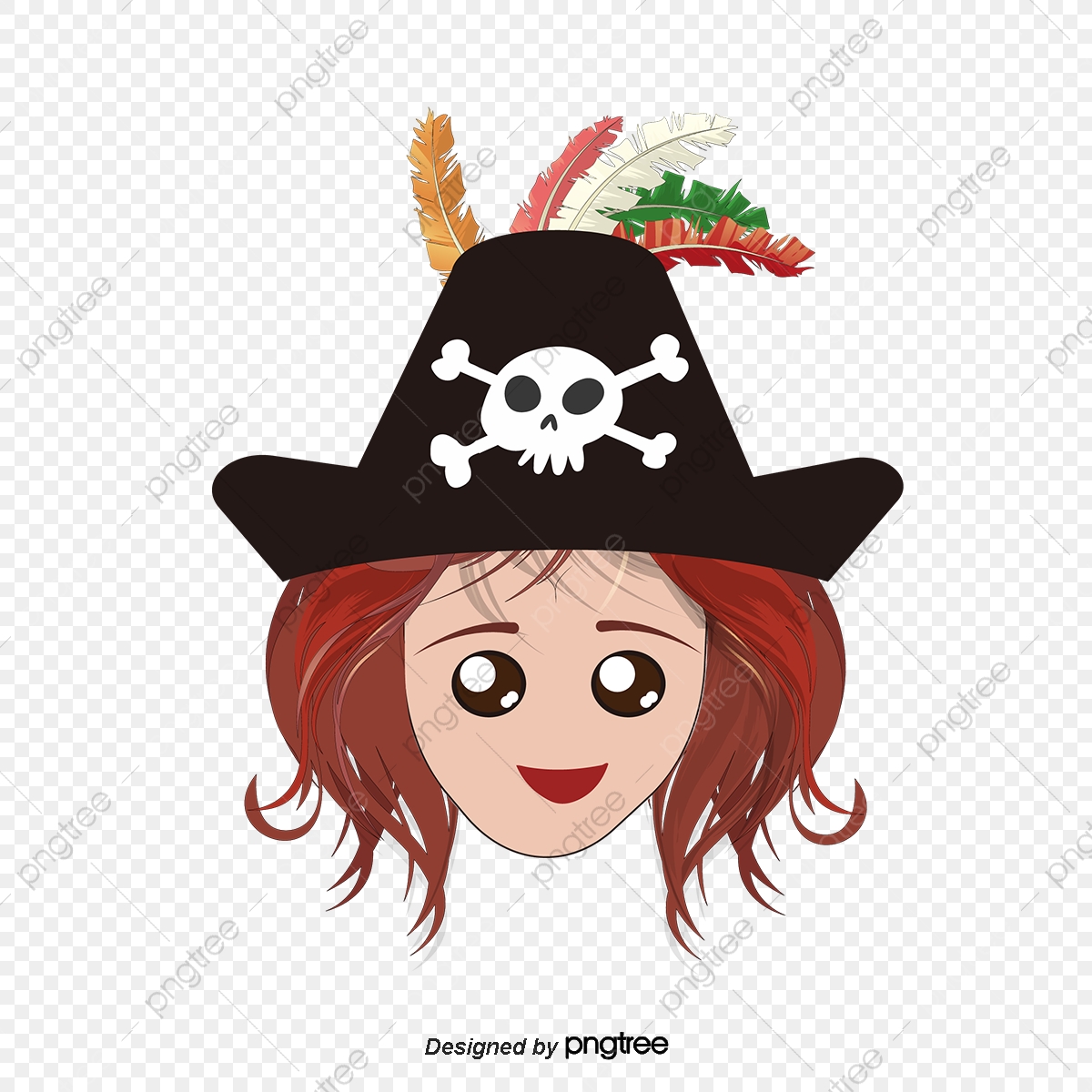 1200x1200 Female Pirate Vector, Pirate Vector, Cartoon Characters, Cartoon