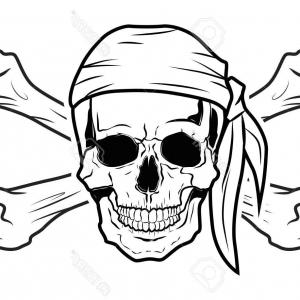 300x300 Photostock Vector Illustration Vector Graphic Skull Pirate