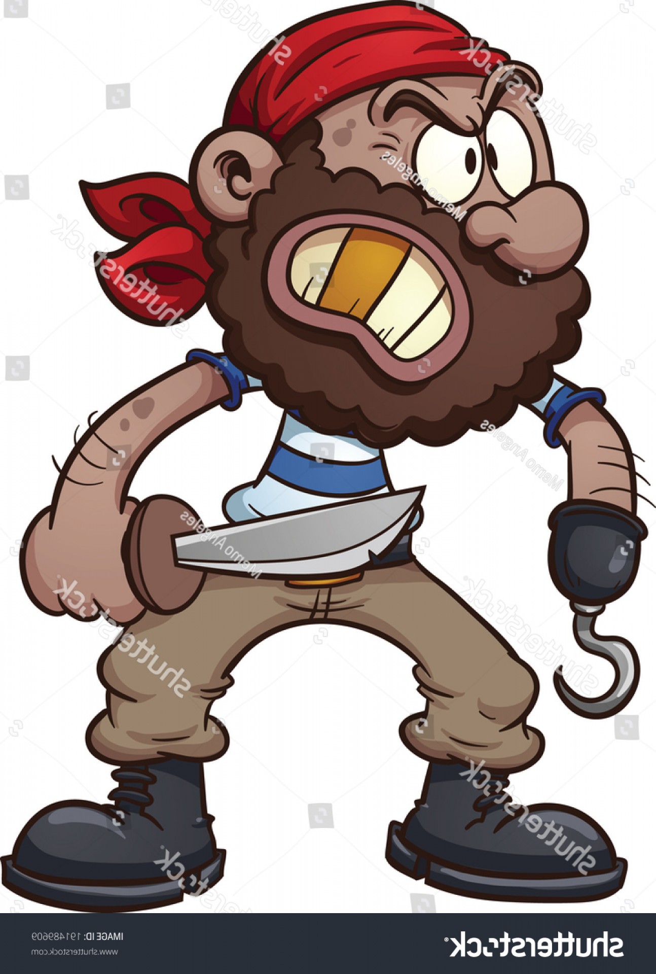1294x1920 Cartoon Pirate Vector Clip Art Illustration Soidergi