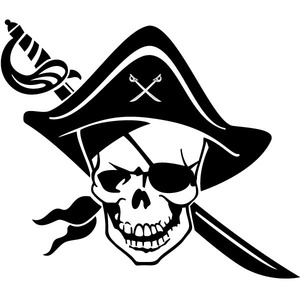 300x300 One Eyed Pirate Vector Free Vectors Ui Download