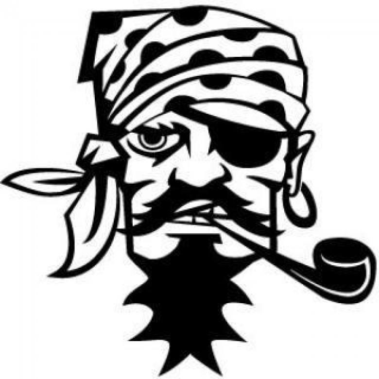 780x780 Pirate Vector Image