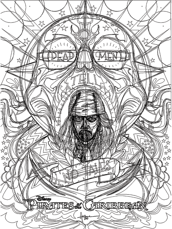 600x800 Pirates Of The Caribbean Vector Commission On Pantone Canvas Gallery