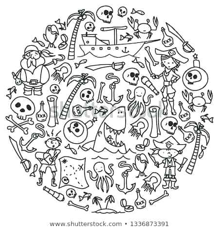 450x470 Drawings Of Pirates