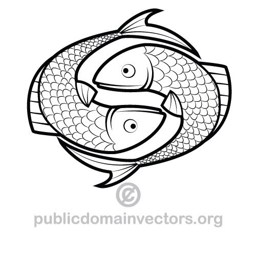 500x500 Pisces Vector Illustration