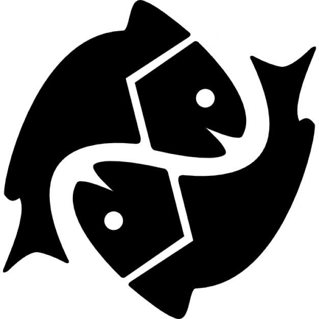 626x626 Pisces Patterns Symbols Vector Icons, Vector Free, Pisces