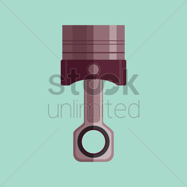 600x600 Free Piston Vector Image