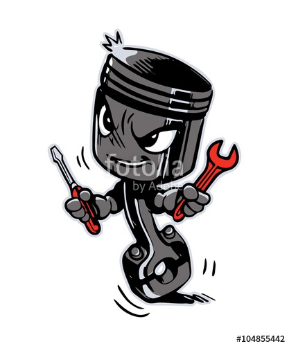 417x500 Piston Cartoon Stock Image And Royalty Free Vector