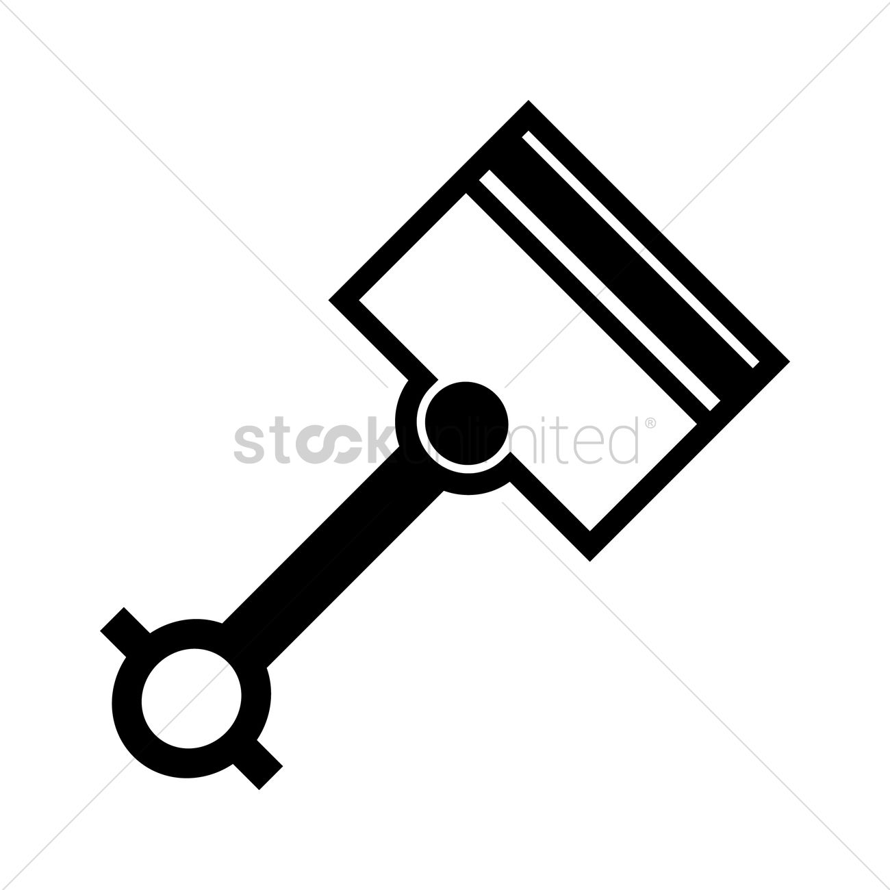 1300x1300 Piston Vector Image