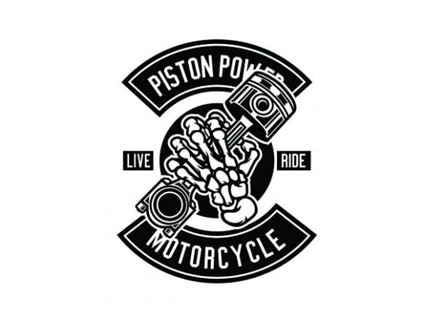 600x450 Piston Power Tshirt Design