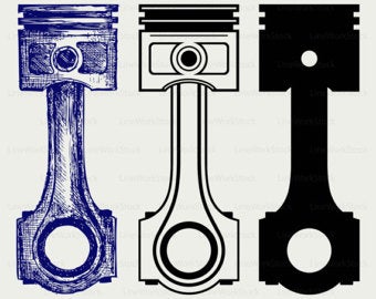 340x270 Piston Vector Art Etsy
