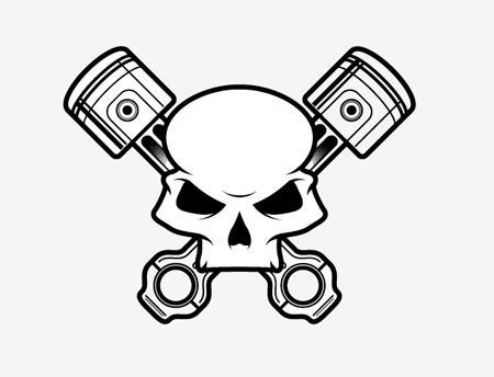 450x344 How To Create A Stylish Skull Based Vector Illustration Vector