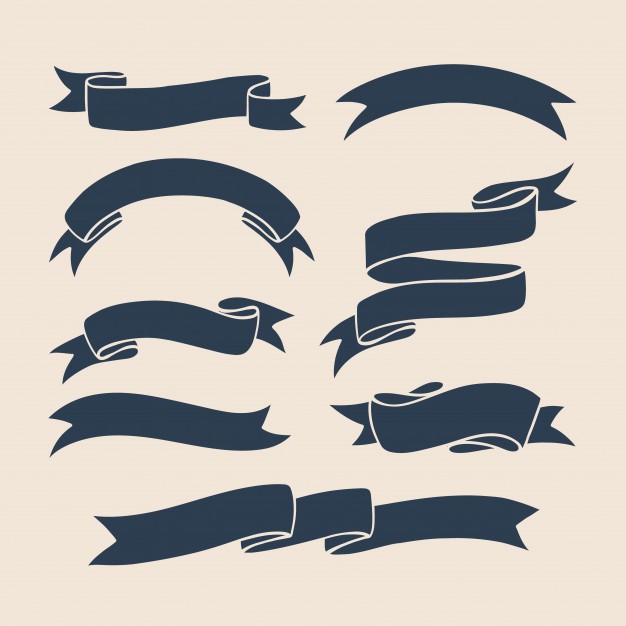 Ribbons Vector Collection Vector Premium Download 626x626 Ribbons Vector Collection Vector Premium Download