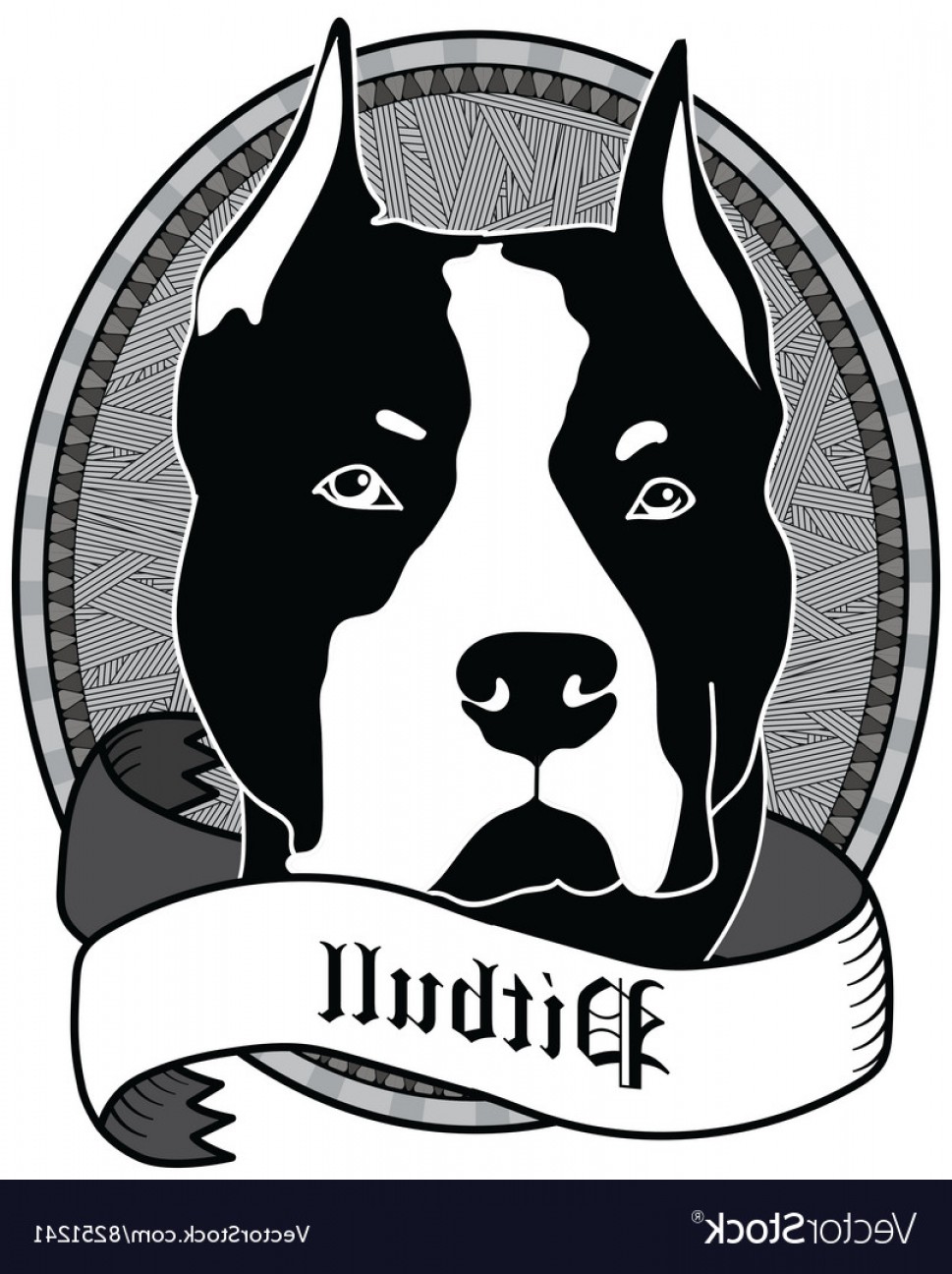 Pitbull Portrait Isolated Dog Vector Cqrecords 969x1296 Pitbull Portrait Isolated Dog Vector Cqrecords