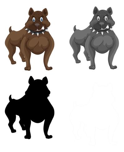 Set Of Pitbull Dog 400x490 Set Of Pitbull Dog