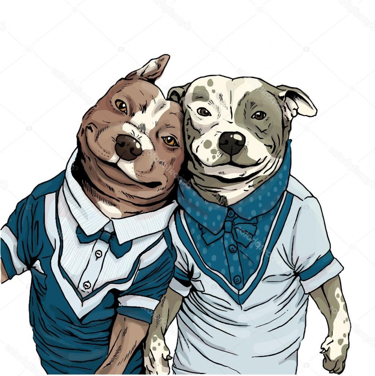 Stock Illustration Pitbull Dog Puppy Best Friends Cultracing 1226x1227 Stock Illustration Pitbull Dog Puppy Best Friends Cultracing