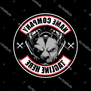 300x300 Pitbull Head Vtwinengine Harley Davidson Vector Createmepink