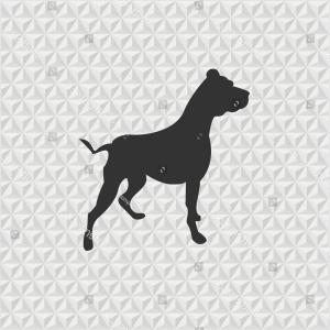 300x300 Pet Pitbull Dog Illustration Vector Icon Handandbeak