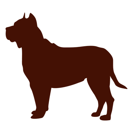 512x512 Pitbull Dog Silhouette