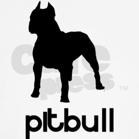 460x460 Pitbull Silhouette Vector