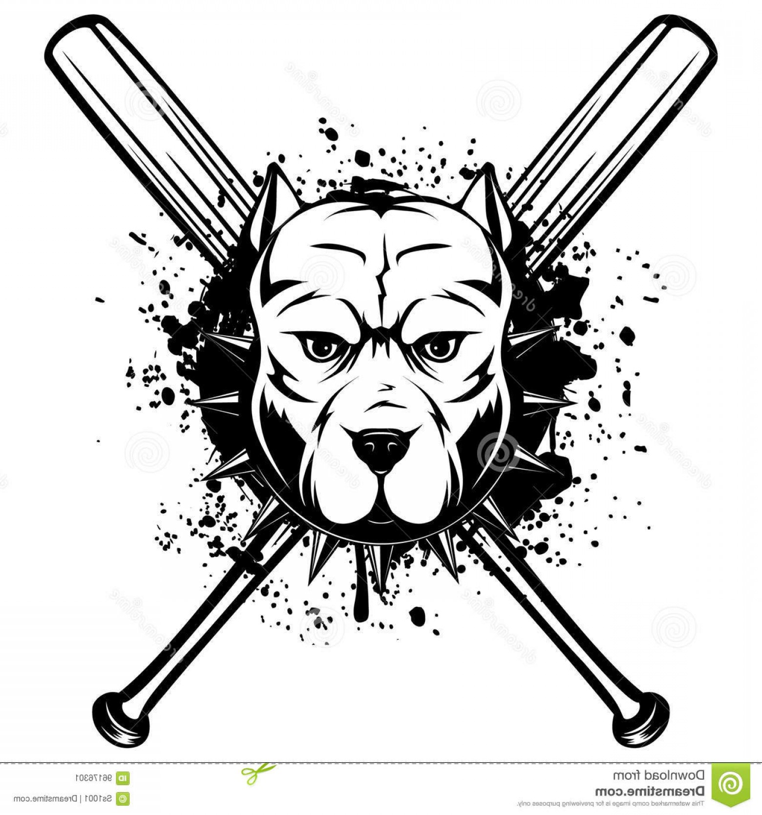 1560x1668 Pit Bull Vector Art Lamaison