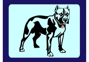 285x200 Pitbull Free Vector Graphic Art Free Download