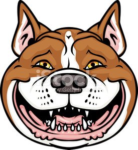 275x299 Happy Pitbull Stock Vectors