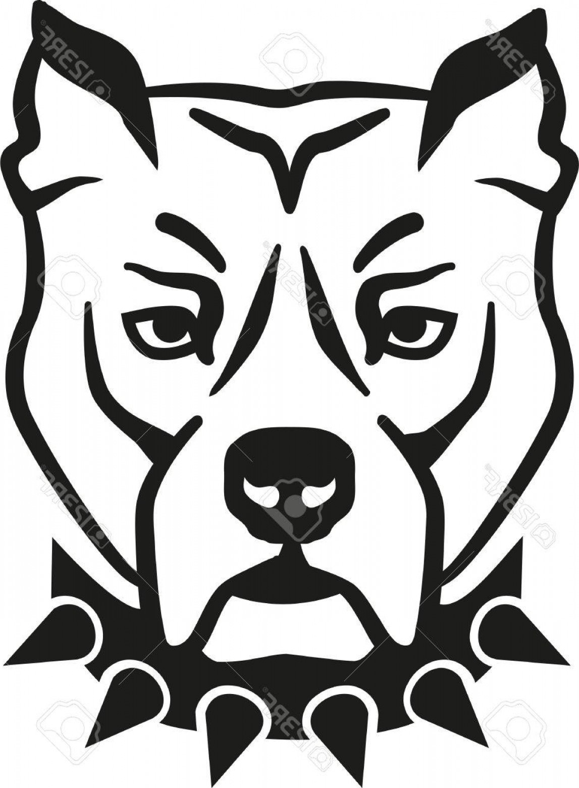 1147x1560 Pitbull Head Vector Catchsplace