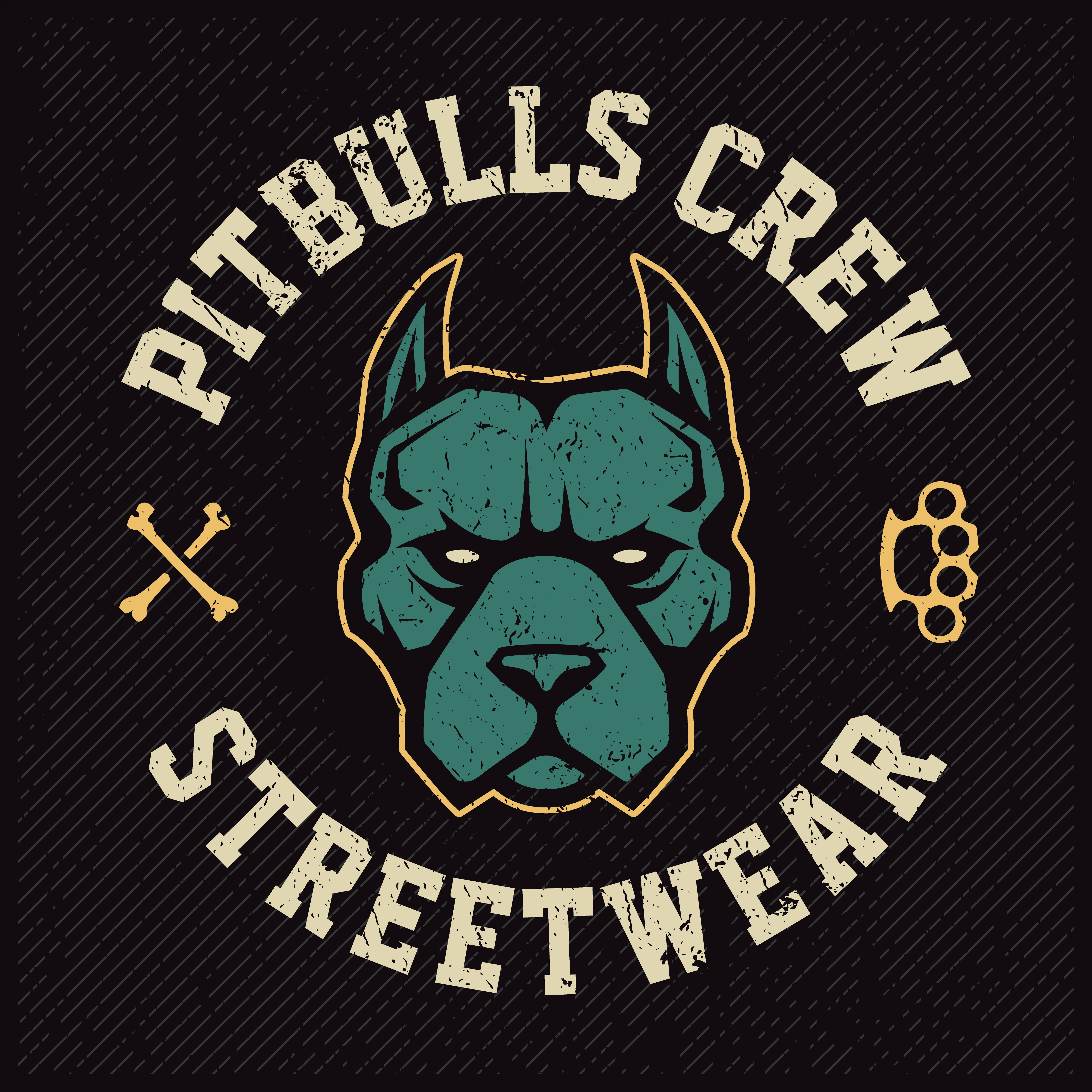 5000x5000 Pitbull Mascot Emblem Design