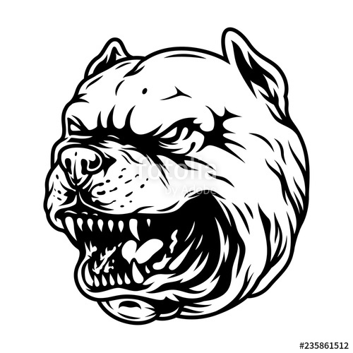 500x500 Pitbull Clipart Vector For Free Download And Use Images