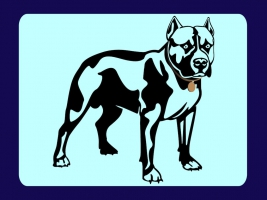 267x200 Pitbull Free Vector Graphic Art Free Download
