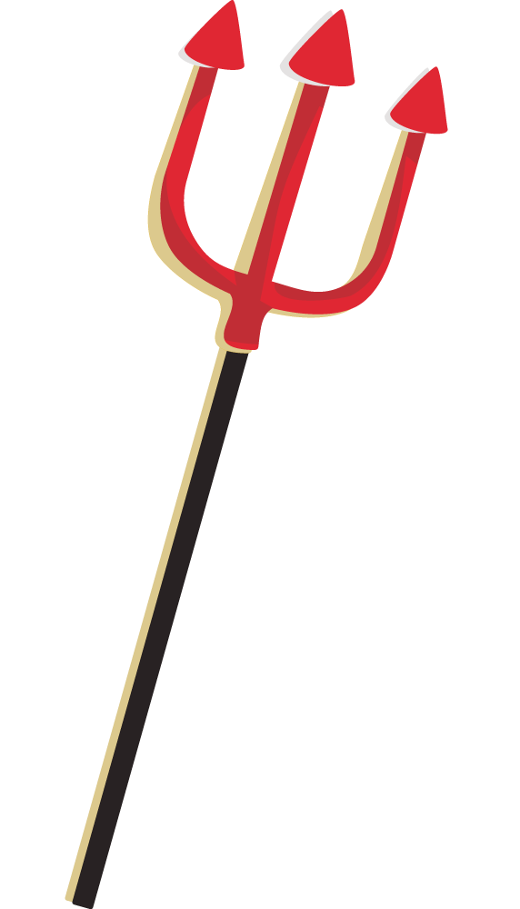 572x1000 Devil Pitchfork Clipart