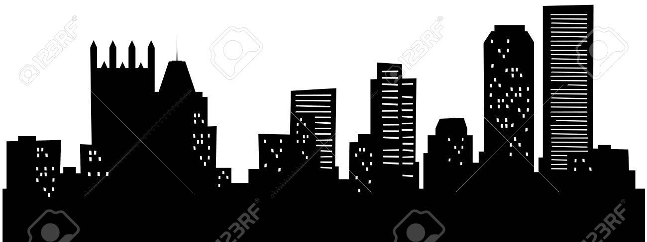 1300x487 Huge Collection Of 'pittsburgh City Skyline Silhouette' Download