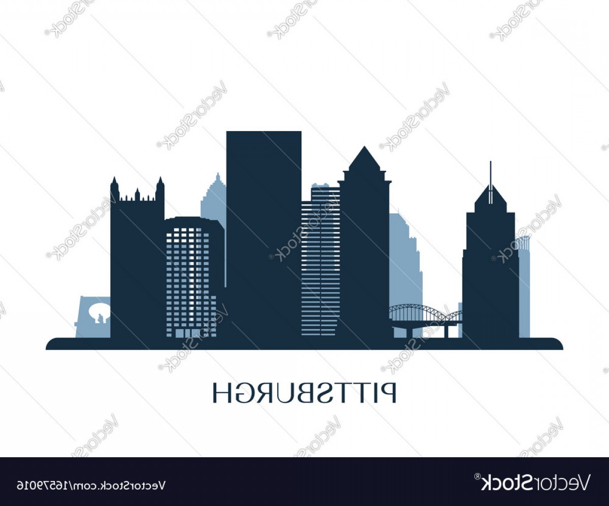 Pittsburgh Skyline Monochrome Silhouette Vector Hoodamathrun 1200x996 Pittsburgh Skyline Monochrome Silhouette Vector Hoodamathrun