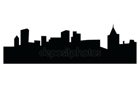 450x281 Pittsburgh Silhouette City Map With Neighborhoods Grey