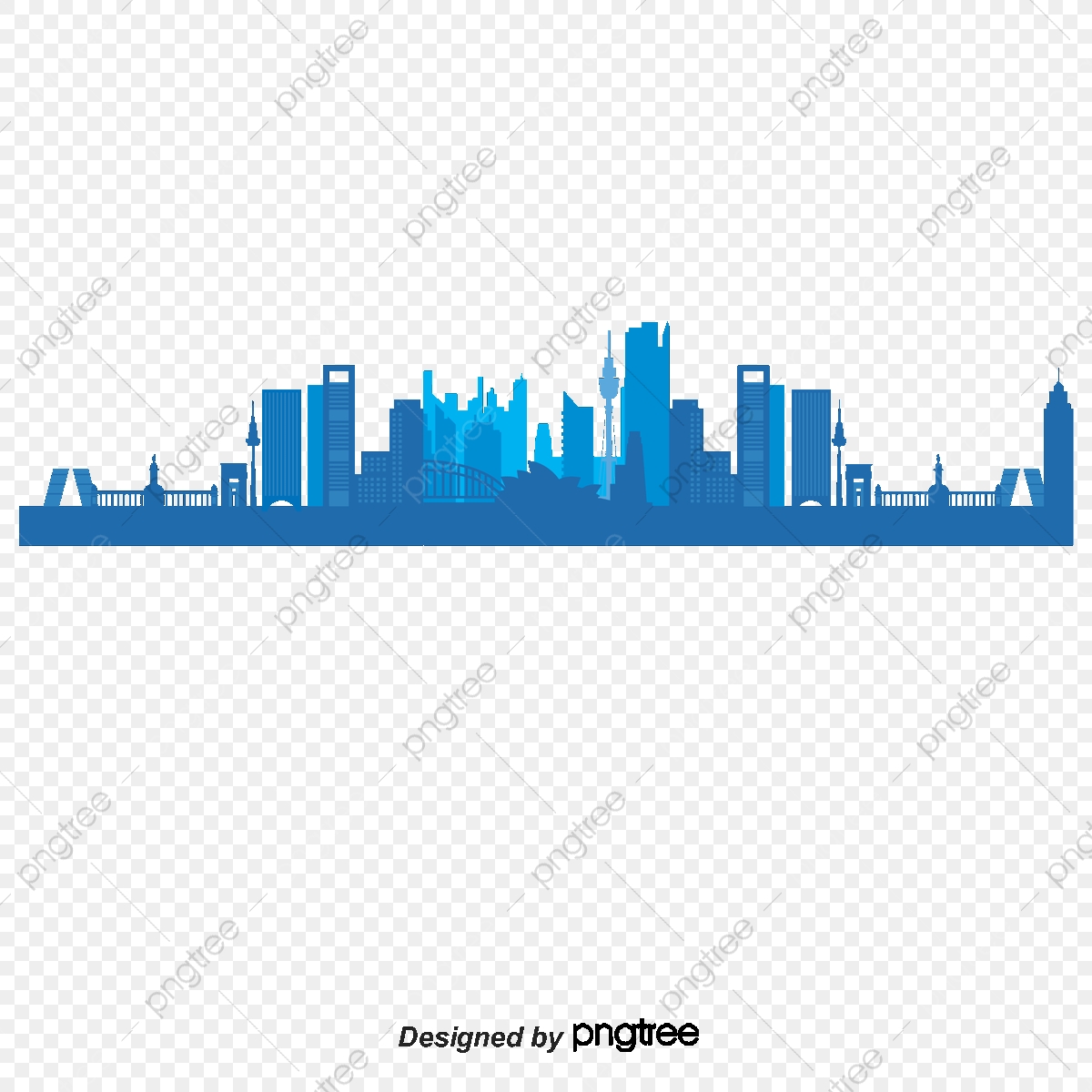 1200x1200 Vector Pittsburgh Skyline, Blue, Building, Pittsburgh Png
